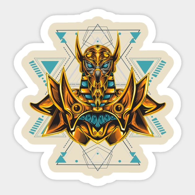 Sacred geometry HORUS Ancient Egypt god Sticker by Anonic